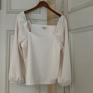NWT Madewell square neck top
